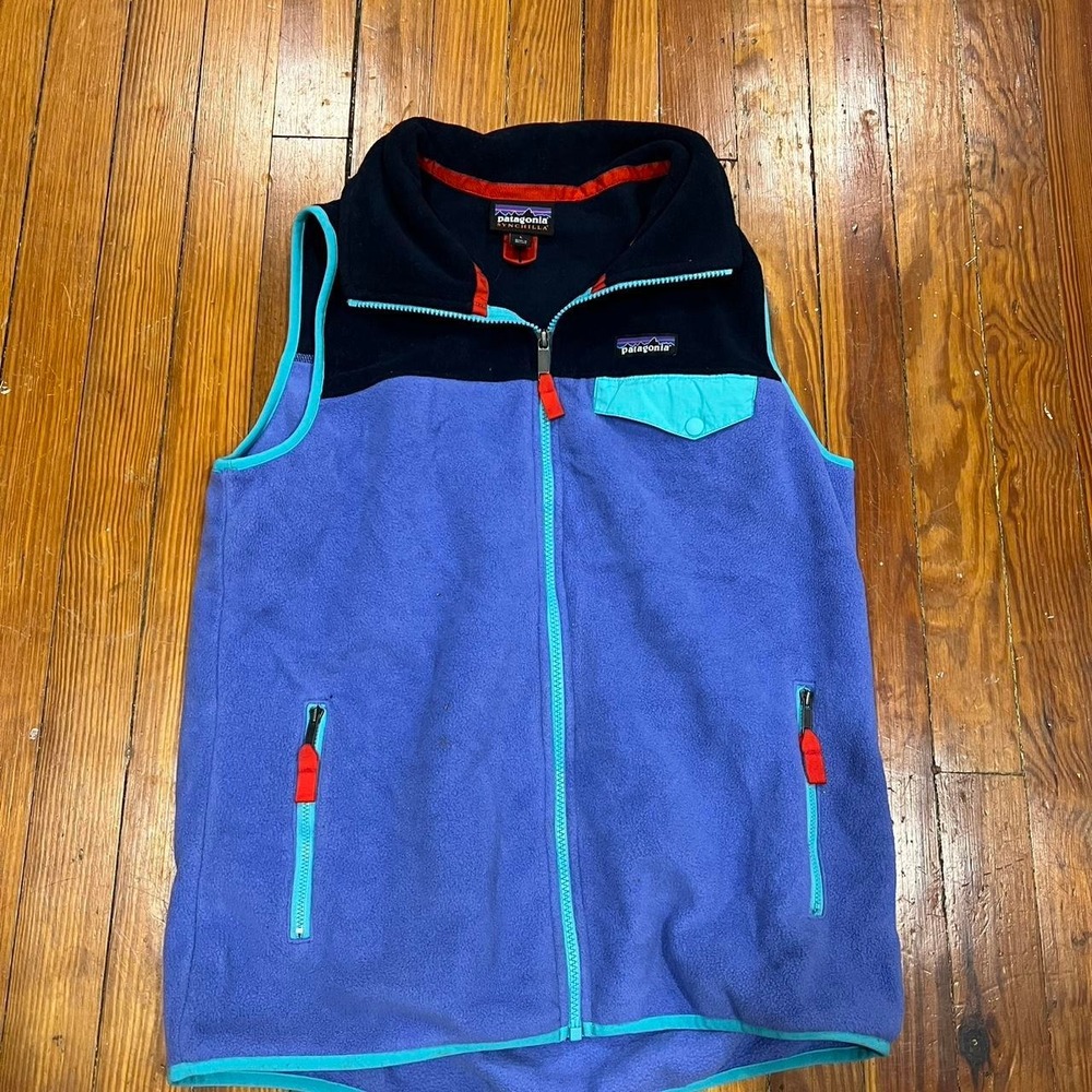 Patagonia snap-t Synchilla fleece Zip Up Vest Size L